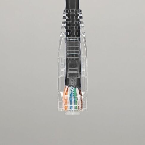 ICC CAT5E Ethernet تصحيح سلك مع تخفيف صافٍ لسلالة التمهيد ، RJ45 ، تقطعت بهم السبل ، 350 ميغاهيرتز ، UTP ، سلك النحاس العاري النقي ، 24 AWG ، كابل شبكة LAN ، أسود ، 7 أقدام ، 10 حزم in Kuwait