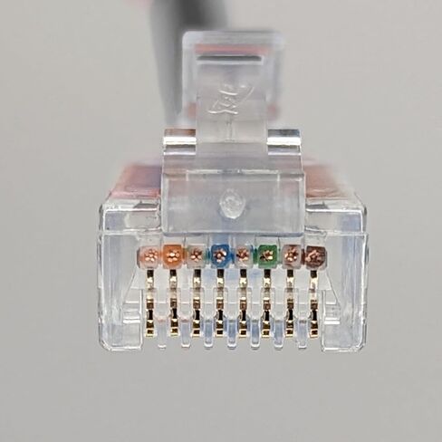 ICC CAT5E Ethernet تصحيح سلك مع تخفيف صافٍ لسلالة التمهيد ، RJ45 ، تقطعت بهم السبل ، 350 ميغاهيرتز ، UTP ، سلك النحاس العاري النقي ، 24 AWG ، كابل شبكة LAN ، أسود ، 7 أقدام ، 10 حزم in Kuwait