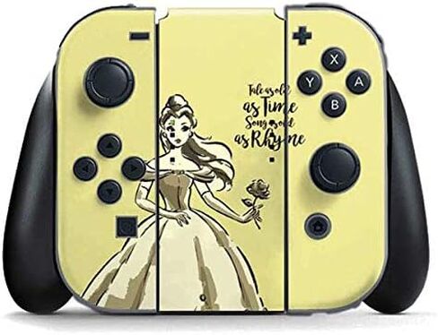Skinit Decal Gaming Skin Compatible with Nintendo Switch (2017-2021) Joy-Con Controller - Officially Licensed Disney Princess Its A Princess Thing Art Design in Kuwait
