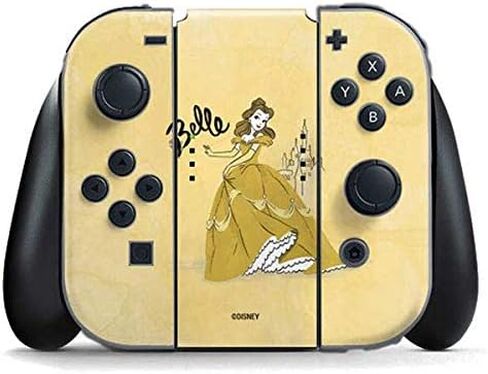 Skinit Decal Gaming Skin Compatible with Nintendo Switch (2017-2021) Joy-Con Controller - Officially Licensed Disney Princess Its A Princess Thing Art Design in Kuwait