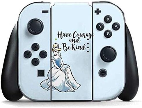 Skinit Decal Gaming Skin Compatible with Nintendo Switch (2017-2021) Joy-Con Controller - Officially Licensed Disney Princess Its A Princess Thing Art Design in Kuwait