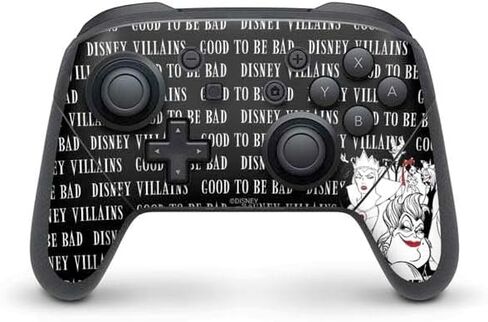ألعاب Skinit Scenit Gaming Skin متوافقة مع Nintendo Switch Pro Controller - Disney Cruella Cruella المرخص رسميًا (2021) in Kuwait
