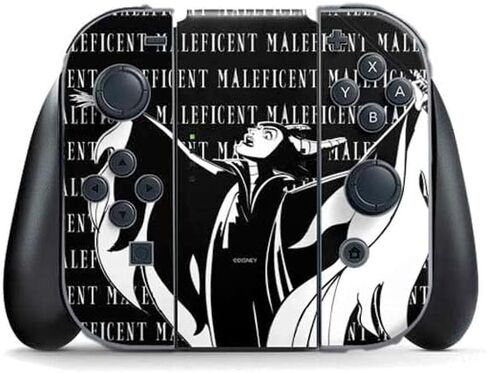 Skinit Decal Gaming Skin Compatible with Nintendo Switch (2017-2021) Joy-Con Controller - Officially Licensed Disney Cruella (2021) Animated Pattern Design in Kuwait