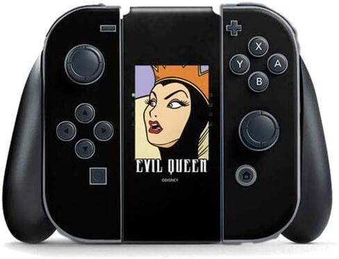 Skinit Decal Gaming Skin Compatible with Nintendo Switch (2017-2021) Joy-Con Controller - Officially Licensed Disney Cruella (2021) Animated Pattern Design in Kuwait