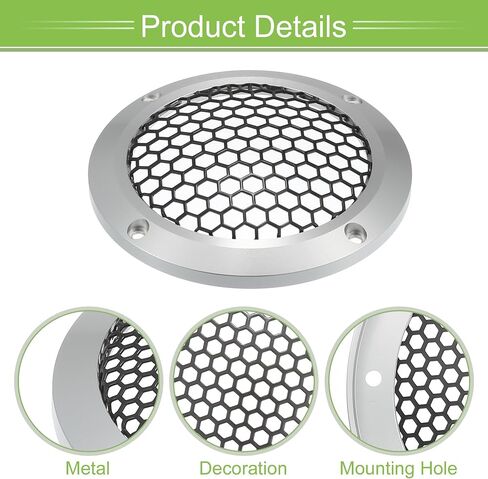 شوايات Acropix Universal 4 "Care Cover Cover Mesh Round 4 بوصة صوت مكبر صوت SPECTER SPERTURCH in Saudi Arabia