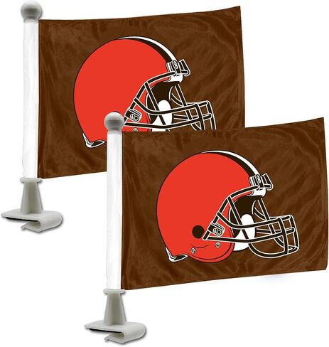 FANMATS 61884 Seattle Seahawks Ambassador Car Flags - 2 Pack Mini Auto Flags, 4in X 6in, Perfect for Hood or Trunk in Saudi Arabia