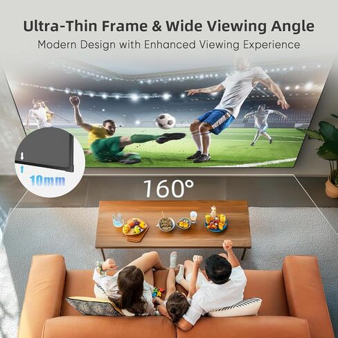 NothingProjector Projector Screen, 120 inch, Ambient Ceiling Light Rejecting ALR CLR, 4K Ultra HD Fixed Frame 16:9, PET Crystal, On Wall Mount for Ultra Short Throw Projectors, Classic Series NothPJ in Saudi Arabia