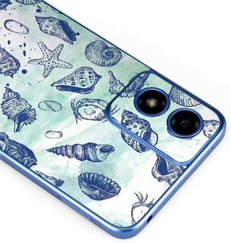 Skinit Skinit Phone Skin متوافق مع Moto G Play 4G - Nautical Stripes Design in Kuwait