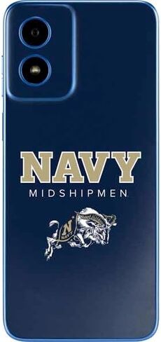 Skinit Decal Phone Skin Compatible with Moto G Play 4G - Officially Licensed United States Naval Academy Midshipmen Design in Kuwait