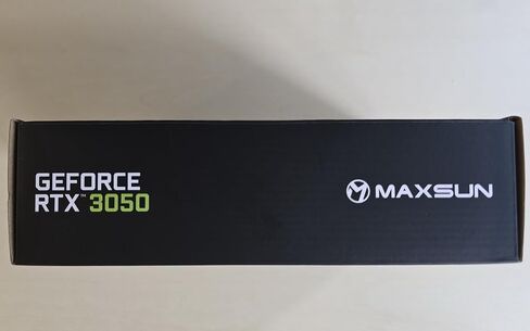 MaxSun Geforce RTX 3050 6GB رسومات بطاقات GDDR6 GPU GPU للألعاب PC MINI Form Form Ssf Slim Low Profile Design PCI Express 4.0 ، HDMI 2.1 ، DisplayPort 1.4a in Kuwait