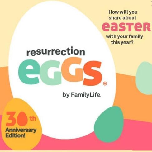 FAMILYLIFE Family Life Resurrection Eggs 30th Anniversary Edition — 12 Piece Easter Eggs Set with Booklet & Religious Figurines — Tells The Story of Easter — Eggs for Easter Egg Hunt in Saudi Arabia