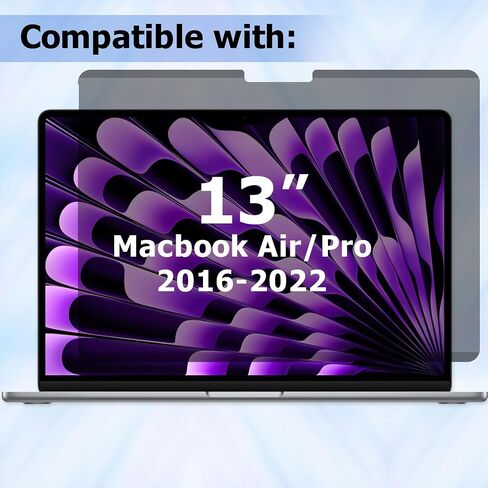 Adeway Privacy Screen for MacBook Pro 14 Inch (2021–2024,M1-M4,Pro,Max), Anti-Spy Screen, Filter Blue Light, Easy Snap-On, Matte Anti-Glare, Blocks Blue & UV Light, Slim & Travel-Friendly Design in Saudi Arabia