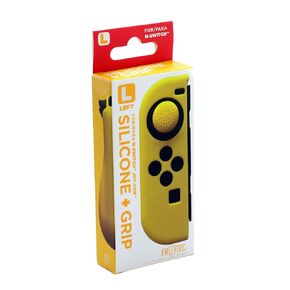 Switch Joy Con Silicone Skin + Grip - Left - Yellow