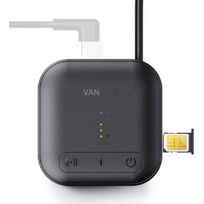 Vantrue LTE Module with SIM Card for E1 Pro, N4S, S1 Pro, N2X Dash Cam, Remote Live View, Geofencing & Alert, Incident Notification, Vehicle Location Track, Remote Wake-Up, SD Card Management