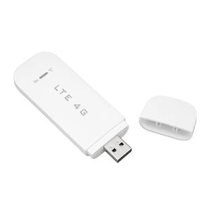 Portable 4G WiFi Hotspot, Fast and Stable Multi Devices Connection Support LTE 4G USB Modem Safety 150Mbps USB Power Supply for Laptops (White)