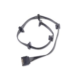 SATA 15PIN Male to 6 SATA 15 Pin Female Power Splitter 1 to 6 Serial ATA Powered Expansion Cable for PC/NAS/Server SSD/HDD, DVD/CD-ROM - 28.3 in.