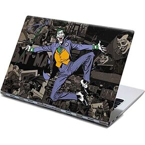 Skinit Decal Laptop Skin Compatible with Yoga 910 2-in-1 14in Touch-Screen - Officially Licensed Warner Bros The Joker Mixed Media Design