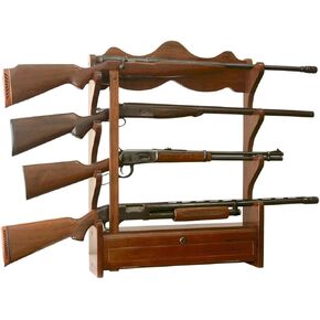 American Furniture Classics Model 840, 4 Gun Wall Rack