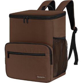 حقيبة ظهر معزولة لبرودة ميراسون برودة حقيبة برودة على الشاطئ ، حقيبة برودة بيرة ، حقيبة ظهر غداء مبردة للرجال للنساء نزهة المشي لمسافات طويلة سفر مع 4 جيوب in Kuwait