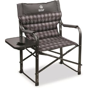Guide Gear XL Comfort Padded Director’s Camp Chair; 400-lb. Capacity, for Camping, Fishing or by The Beach and Swimming Pool