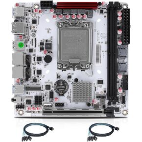 Q670 Plus vPro 8-Bay NAS Motherboard is Suitable for Processor 12/13/14 Generation CPU |3X M.2 NVMe|2xSFF-8643|2X Intel 2.5G Network Port with 2xSFF-8643 (Q670 vPro+2xSFF8643)