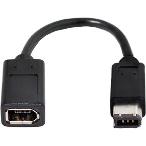 IEEE 1394 Cable 1394 6Pin Female to 1394b 6Pin Male Firewire 400 to 400 Male to Female Extension Short Cable 20cm