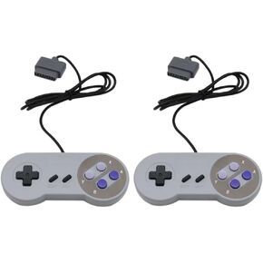 GRABOTE Upgraded 2Pack Remote Controllers for Nin-tendo SNES System