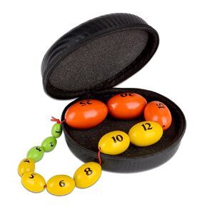 Wooden Prader Orchidometer, Prader Balls, Endocrine Rosary for Endocrinologist and Pediatrician to Measuring Testis Scale Bead