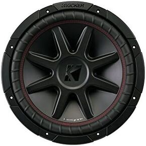 Kicker 12 "800 واط Compvr 4 أوم DVC Sub Woofer Car Power Subwoofer | 43CVR124 (متجدد)