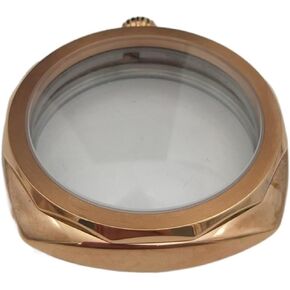 Watch Case 9085 Polished Gold Case 47mm Suitable For Eta6497 / 6498 Crystal Mineral Movement 47-16 watch case