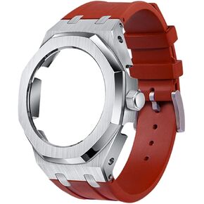 GA2100 GA2110 Rubber Strap Stainless Steel Metal Case Blue Band With Modification Tools watch case