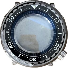 The Case Stainless Steel 45 Mm Assembly NH35 Movement Aluminum Ring Mouth Mineral Glass Waterproof 5ATM watch case