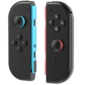وحدات تحكم التبديل الترقية FFSTARYM للتبديل/LITE/OLED ، استبدال وحدة تحكم مفتاح Nintendo ، تدعم الرياضة المزدوجة الاهتزاز/الاستيقاظ/الحركة/لقطة الشاشة ، رمادية داكنة