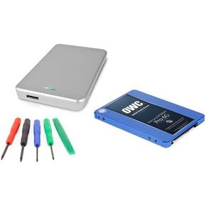 OWC 480GB SSD Drive Upgrade Kit: 480GB Mercury Extreme Pro 2.5" 6G SSD 7mm, Express 2.5" USB 3.0 Drive Enclosure, and 5 Piece Toolkit