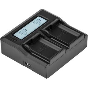 Dual Smart Charger with LCD Screen for Nikon EN-EL15