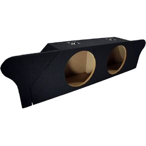 American Sound Connection Compatible with 2010-2013 Chevy Camaro Ls Lt Ss Dual 12" Subwoofer Enclosure Speaker Sub Box New