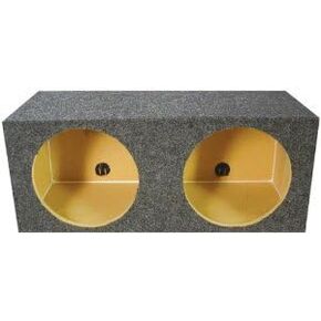 Qpower QMPSQ10E Empty Woofer Box [2]10 Qpower Square Style *mpsq10e*