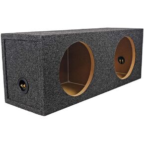Rockville RD10 Dual 10 1.0 cu.ft. 3/4" MDF Sealed Subwoofer Enclosure, Deep Bass, Durable Build, Easy Install, for Car Audio Enthusiasts