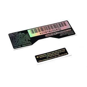 GBASP Game Boy Advance SP Holographic Sticker/Label Set