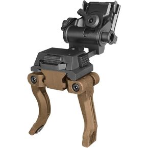 New Metal L4G24 Night-Vision arms Mount+POM Reinforced Upgraded Version Night Vision Bridge for pvs14 Support 2 Optical Night Visions or 1 Digital Night Vision (UK Standard) (Tan)