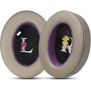 Breathable Mesh Replacement Earpads for WH-1000XM4 Headphones - Black/Purple Luxurious Comfort