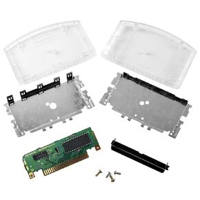 Transparent Replacement Shell for N64 Cartridge – DIY Housing Case Compatible with Nintendo 64 Game Carts, Repair & Customization Accessory