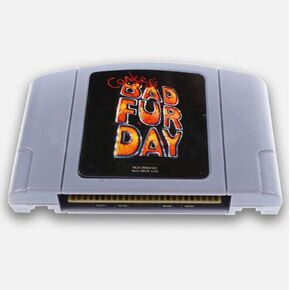 N64 Video Games Conkers Bad Fur Day English Language for 64 bit USA Version Video Game Cartridge Console