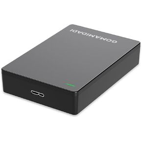 2.5-Inch Dual-Bay Hard Drive Enclosure - USB 3.0 to SATA for HDD/SSD, Tool-Free Installation, Aluminum & Plastic Design, Up to 4TB & 6Gbps