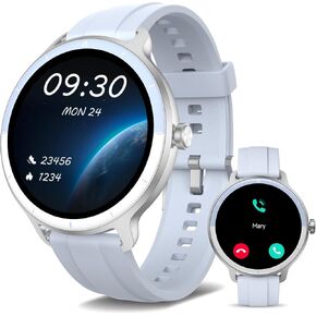 YMZ Smart Watch for Men Women, 1.27" HD Touchscreen Fitness Tracker, Bluetooth Calling, 100+ Sports Modes, Sleep Monitor, IP68 Waterproof, Compatible with Android & iPhones