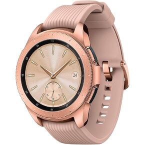 Samsung Galaxy Watch (42mm) Smartwatch (Bluetooth) Android/iOS Compatible, SM-R810, International Version (Rose Gold) (Renewed)