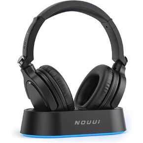 Wireless Headphones for TV Watching, TV Headphones Wireless for Seniors with Transmitter Charging Base, Over ear Bluetooth Headset No Audio Delay, HIFI Stereo, 65H Playtime, Gifts for Parents/Elderly