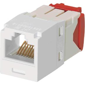 Panduit CJ5E88TGWH Category-5E 8-Wire TG-Style Jack Module, White