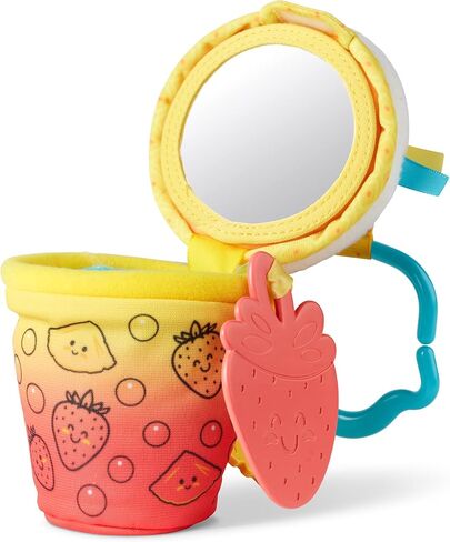 Melissa & Doug Multi-Sensory Bubble Tea Take-Along Clip-On Infant Toy | Sensory Toy for Infants | Developmental Toy for Toddlers | 0+ | Gift for Baby Boys or Baby Girls in Saudi Arabia