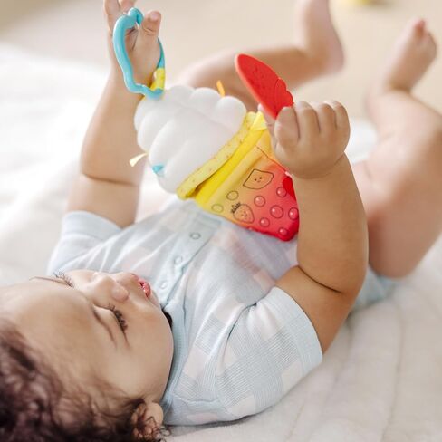 Melissa & Doug Multi-Sensory Bubble Tea Take-Along Clip-On Infant Toy | Sensory Toy for Infants | Developmental Toy for Toddlers | 0+ | Gift for Baby Boys or Baby Girls in Saudi Arabia